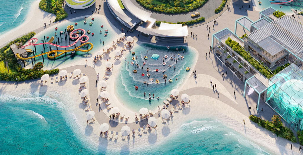 DAMAC Islands luxury waterfront villas in Dubai featuring modern architecture, scenic water views, and resort-style island living