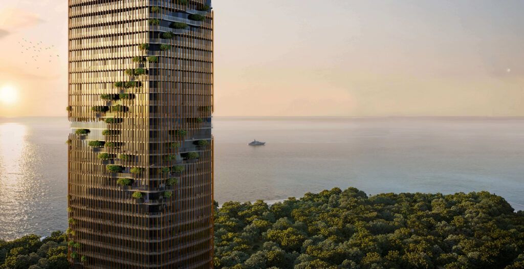 Kanyon Maritime City waterfront development with luxury apartments and scenic surroundings