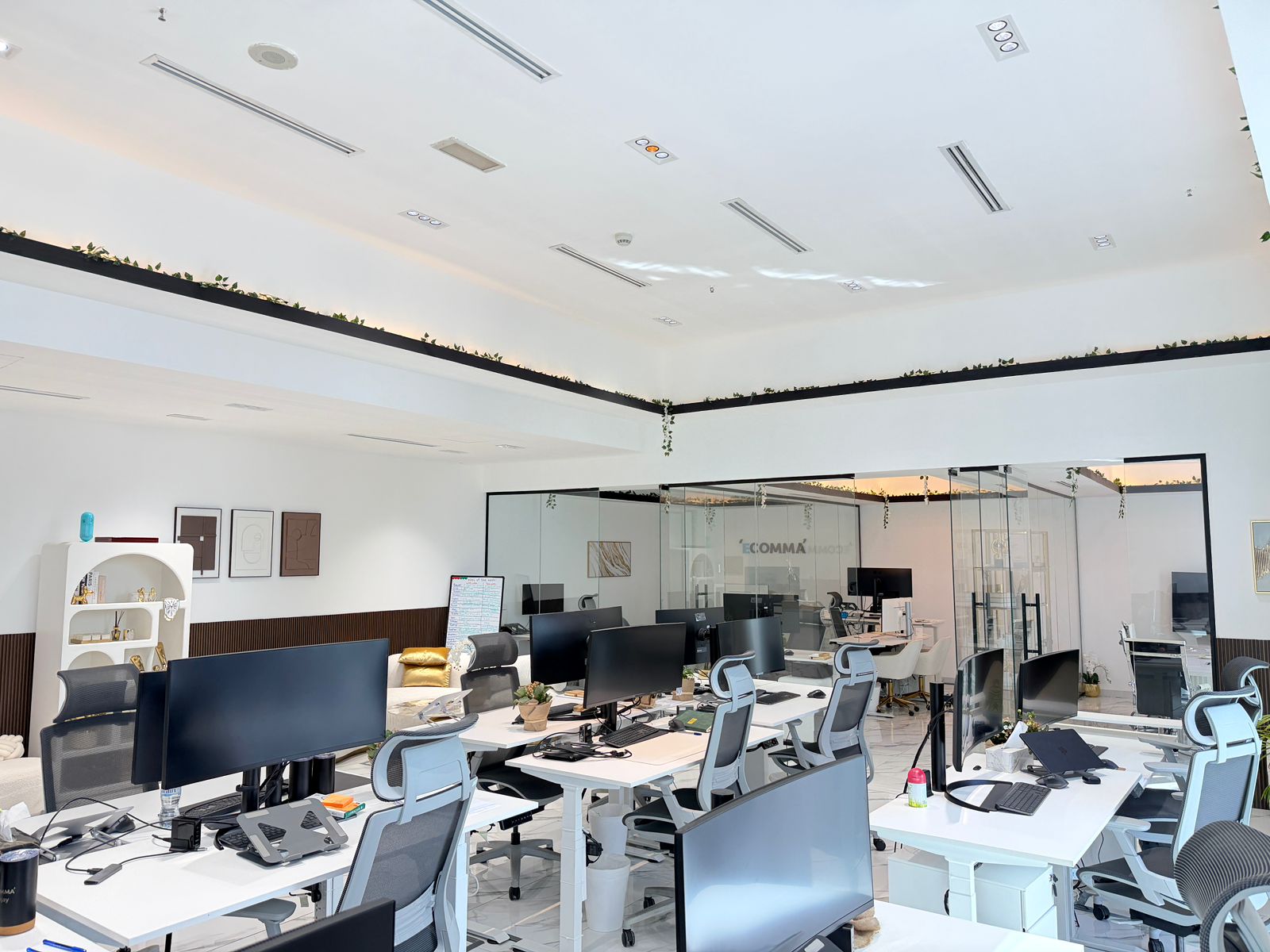 Modern office building in Business Bay Dubai