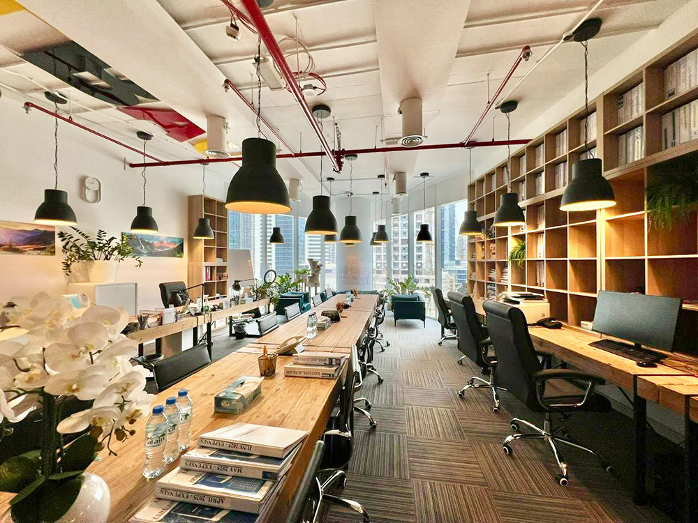 Furnished office space for rent in Park Lane Tower, Business Bay