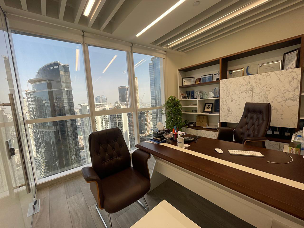 Fully furnished office space for rent in The Exchange, Business Bay