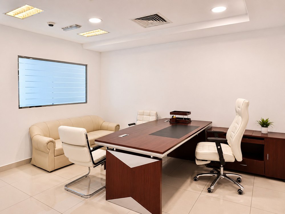 Discover a semi-furnished office space for rent in Yes Business Tower, Al Barsha 1