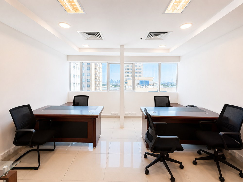 Discover a semi-furnished office space for rent in Yes Business Tower, Al Barsha 1