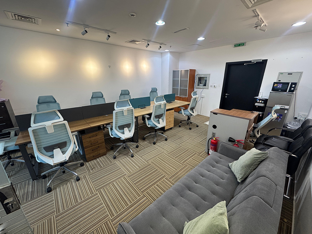 Furnished office space for rent in Tamani Art Tower, Business Bay