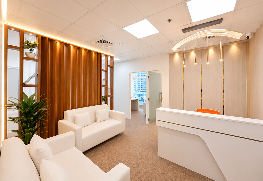 Fully furnished office space for rent in Park Lane Tower, Business Bay