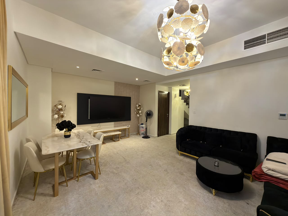 Spacious furnished bedroom