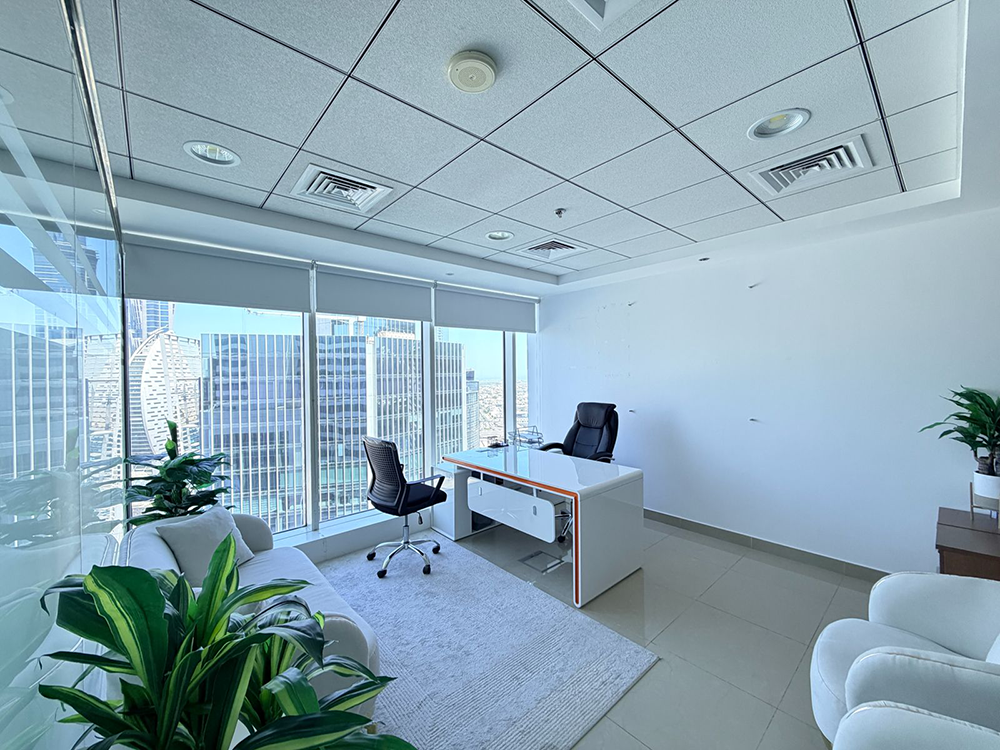 Furnished office space for rent in The Burlington, Business Bay