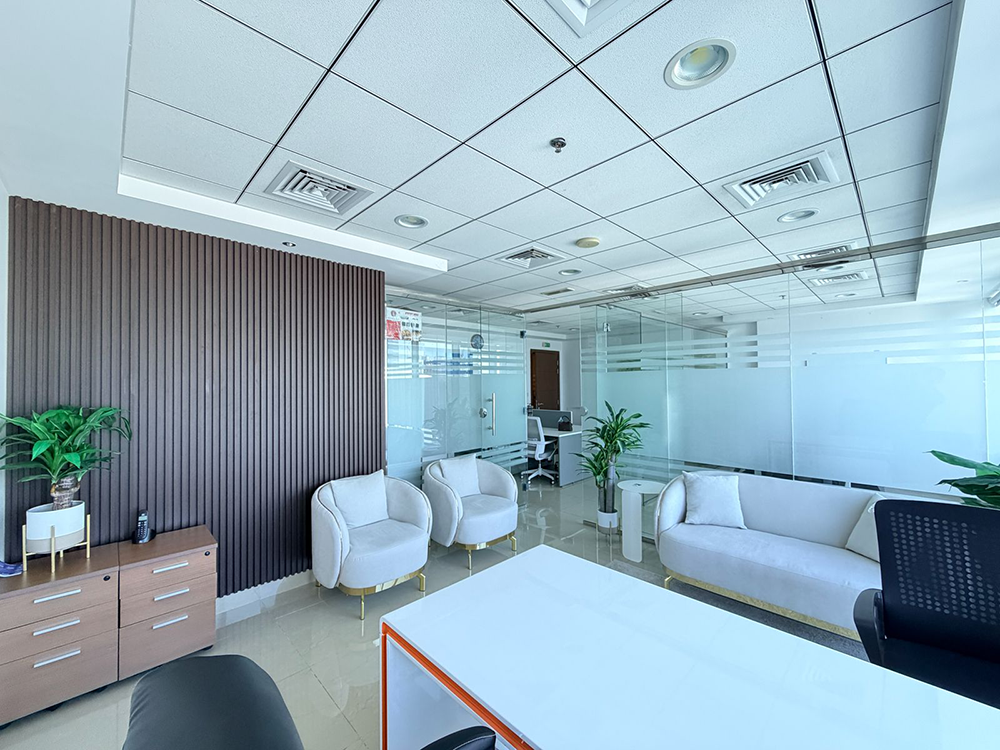 Furnished office space for rent in The Burlington, Business Bay