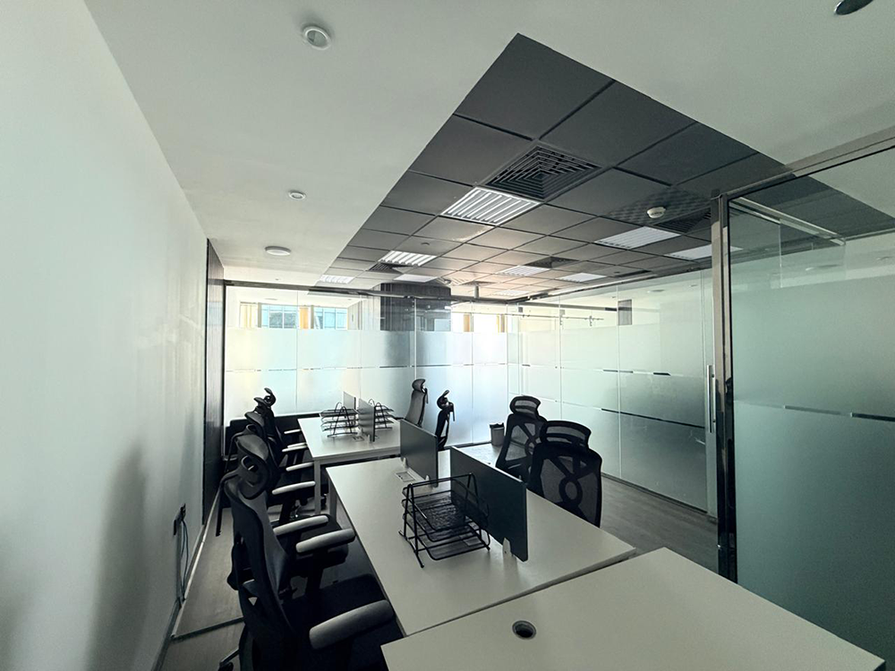 Furnished office space for rent in The Prism, Business Bay