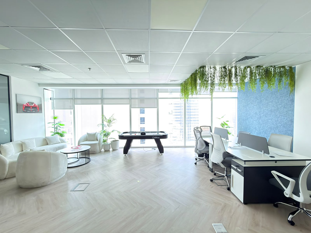 Fully furnished office space for rent in Park Lane Tower, Business Bay