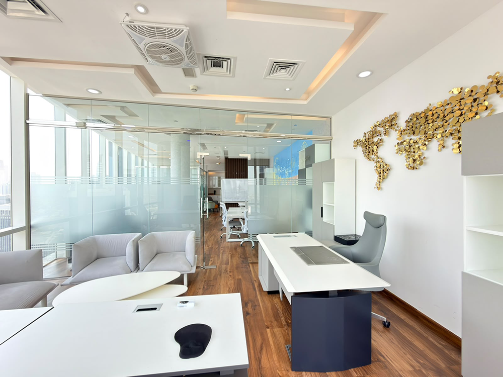 Furnished office space for rent in Park Lane Tower, Business Bay