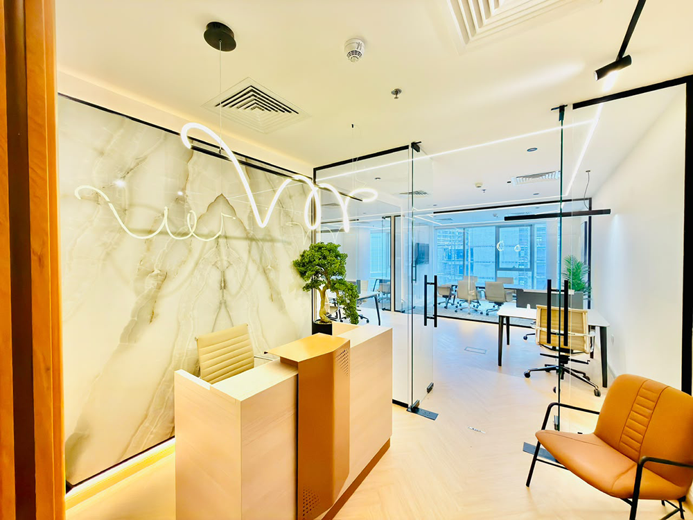 Fully upgraded furnished office for rent in The Citadel Tower, Business Bay