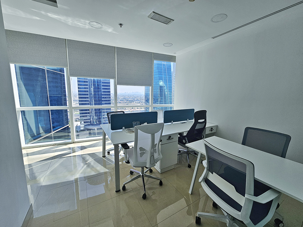 Furnished office space for rent in Park Lane Tower, Business Bay