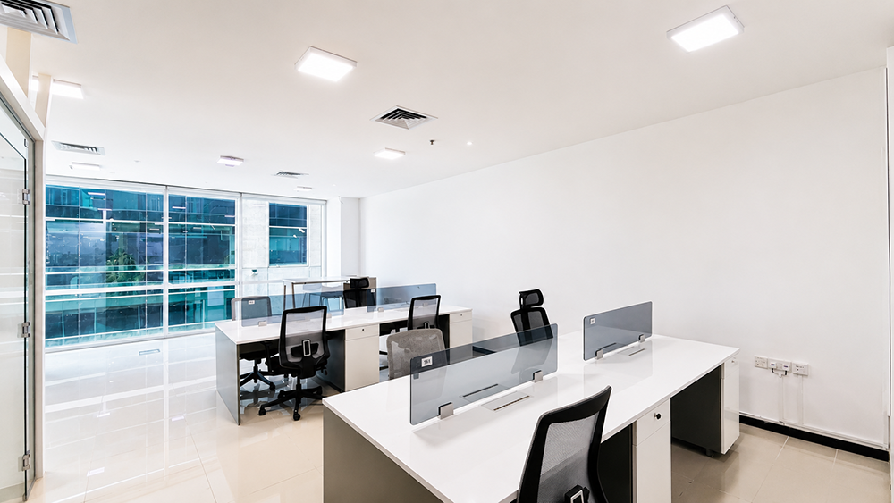 Corner office space for rent in Bay Square Building 7, Business Bay