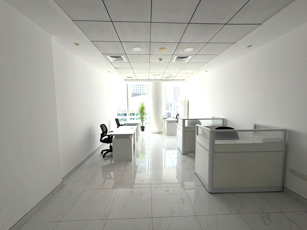 Furnished office space for rent in B2B Tower, Business Bay