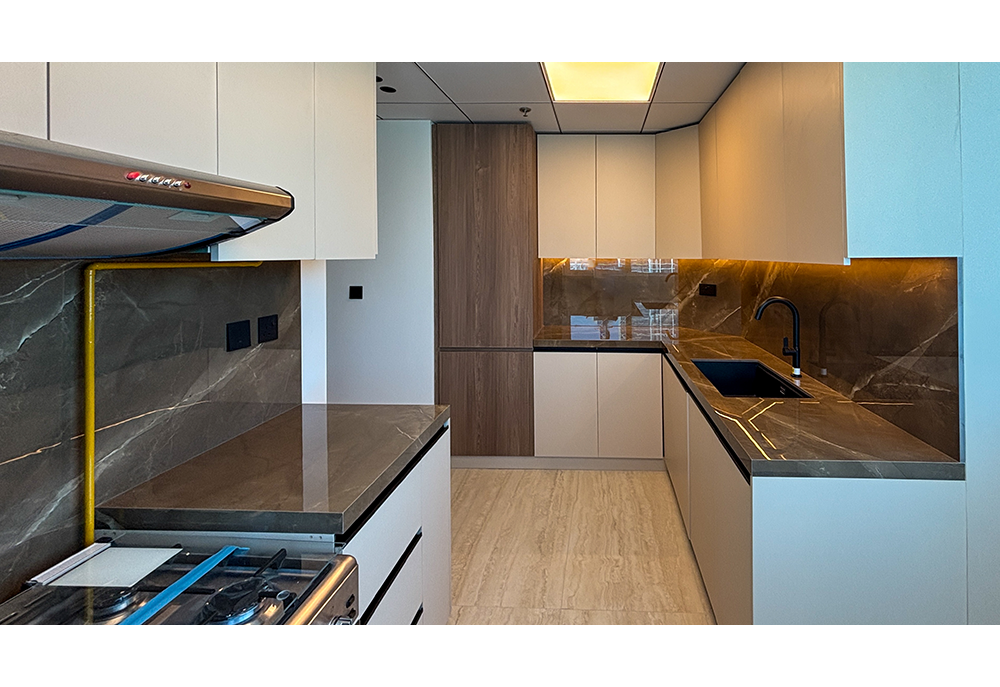 Modern bathroom with premium fixtures